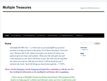 Tablet Screenshot of multipletreasures.org